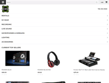 Tablet Screenshot of extremeprosound.com